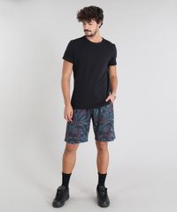 Bermuda-Masculina-Estampada-Folhagens-em-Moletom-Verde-9467473-Verde_3