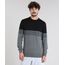 Sueter-Masculino-em-Trico-Listrado-Gola-Redonda-Preto-9475498-Preto_1