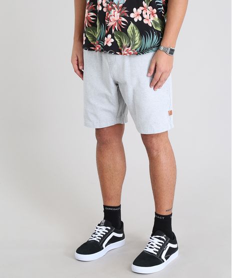 Bermuda-Masculina-Botone-com-Cordao-Cinza-Mescla-Claro-9538737-Cinza_Mescla_Claro_1
