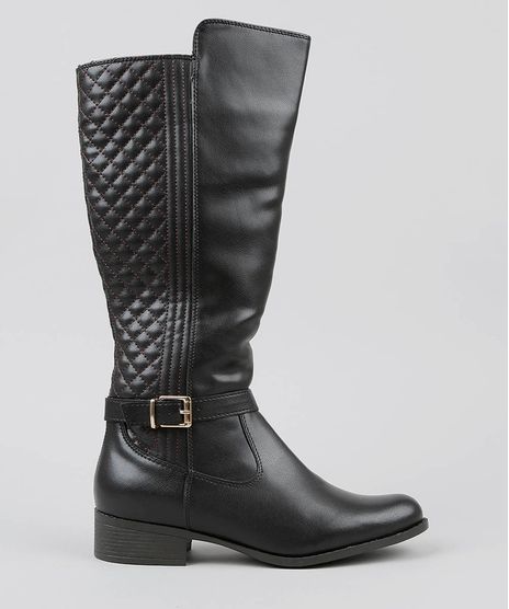 Bota-Feminina-Via-Uno-Cano-Alto-com-Matelasse-Marrom-Escuro-9522584-Marrom_Escuro_1