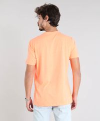 Camiseta-Masculina--Don-t-Care-Don-t-Mind--Manga-Curta-Gola-Careca-Laranja-Neon-9601069-Laranja_Neon_2