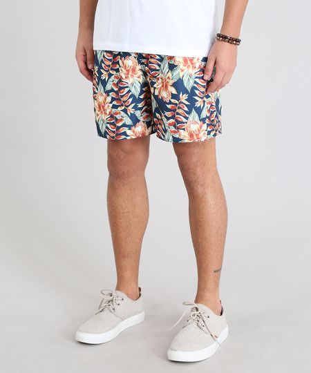Short-Masculino-Estampado-Floral-Azul-Marinho-9350590-Azul_Marinho_1 Short-Masculino-Estampado-Floral-Azul-Marinho-9350590-Azul_Marinho_1