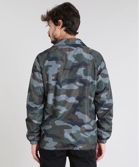 jaqueta camuflada militar
