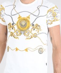 Camiseta-Masculina-Estampada-de-Arabescos-Manga-Curta-Gola-Careca-Branca-9524267-Branco_4