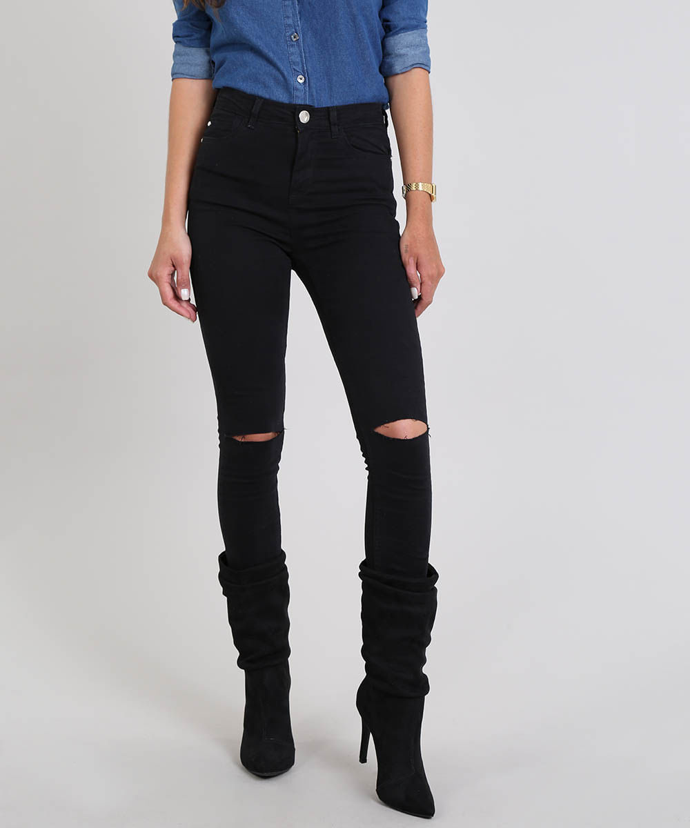 calça jeans sarja feminina