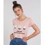 Blusa-Feminina-com-Estampa-Flocada--Hug-Me--Manga-Curta-Rose-9560702-Rose_1