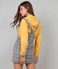Salopete-Feminina-Estampada-Xadrez-com-Bolsos-Branca-9367275-Branco_2