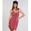 Vestido-Feminino-Estampado-Xadrez-com-Botoes-Vermelho-9564230-Vermelho_1