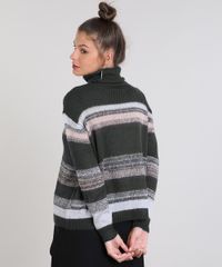 Sueter-Feminino-Amplo-em-Trico-Listrado-Gola-Role-Cinza-Escuro-9349826-Cinza_Escuro_2 Sueter-Feminino-Amplo-em-Trico-Listrado-Gola-Role-Cinza-Escuro-9349826-Cinza_Escuro_2
