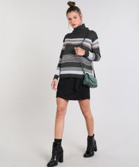 Sueter-Feminino-Amplo-em-Trico-Listrado-Gola-Role-Cinza-Escuro-9349826-Cinza_Escuro_3 Sueter-Feminino-Amplo-em-Trico-Listrado-Gola-Role-Cinza-Escuro-9349826-Cinza_Escuro_3