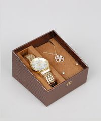 Kit-de-Relogio-Analogico-Mondaine-Feminino---Colar-e-Brinco---53570LPMVDE1KB-Dourado-9600535-Dourado_1
