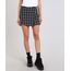 Short-Saia-Feminina-Estampada-Xadrez-com-Botoes-Preto-9564228-Preto_1
