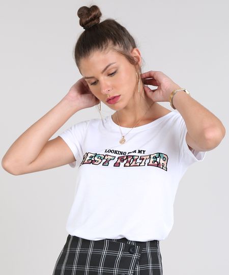 Blusa-Feminina-com-Estampa-Flocada--Best-Filter--Manga-Curta-Branca-9560703-Branco_1 Blusa-Feminina-com-Estampa-Flocada--Best-Filter--Manga-Curta-Branca-9560703-Branco_1