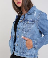 Jaqueta-Jeans-Feminina-com-Puidos-e-Recortes-Azul-Medio-9587500-Azul_Medio_4