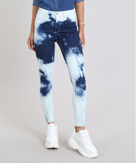 Calca-Jeans-Feminina-Super-Skinny-Tie-Dye-Azul-Escuro-9580217-Azul_Escuro_1
