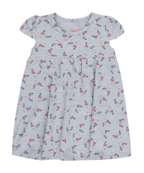 Vestido-Estampado-de-Coelhinhas-Cinza-Mescla-8509091-Cinza_Mescla_1