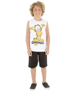 Conjunto-de-Regata-Branca---Bermuda-Garfield-Preta-8484251-Preto_1
