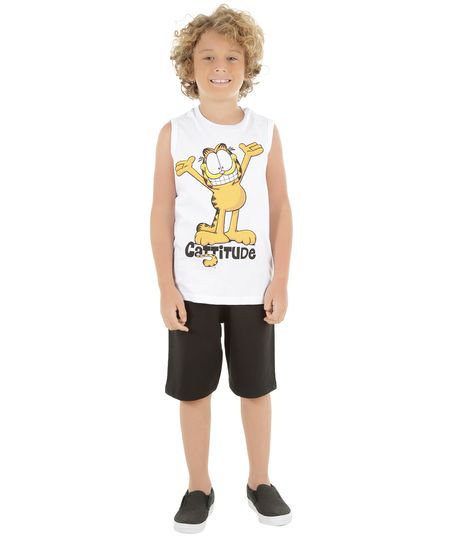 Conjunto-de-Regata-Branca---Bermuda-Garfield-Preta-8484251-Preto_1 Conjunto-de-Regata-Branca---Bermuda-Garfield-Preta-8484251-Preto_1
