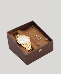 Kit-de-Relogio-Analogico-Mondaine-Feminino---Brinco---Colar---83435LPMVDE2K-Dourado-9579339-Dourado_1