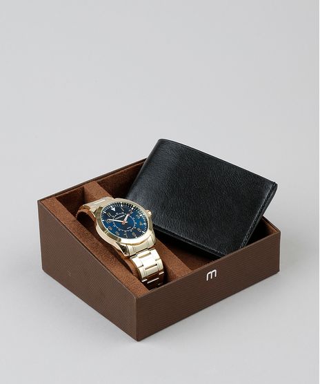 Kit-de-Relogio-Analogico-Mondaine-Masculino---Carteira---99138GPMVDE2K-Dourado-9579472-Dourado_1