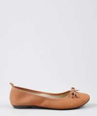 Sapatilha-Feminina-Moleca-em-Suede-com-Laco-Caramelo-9595240-Caramelo_1