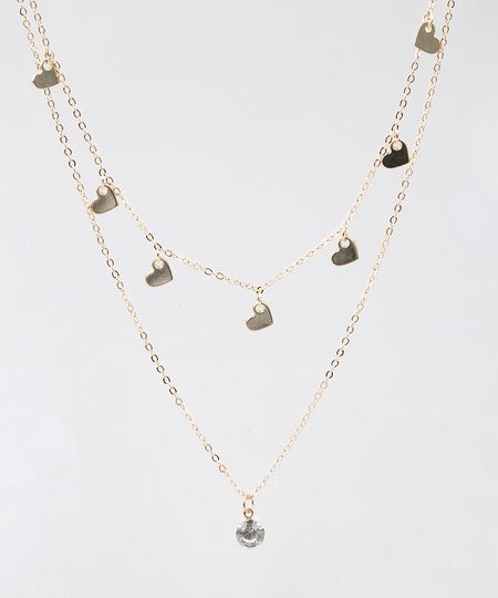 Colar-Feminino-Duplo-Com-Strass-Pigente-Coracao-Dourado-9544817-Dourado_1 Colar-Feminino-Duplo-Com-Strass-Pigente-Coracao-Dourado-9544817-Dourado_1