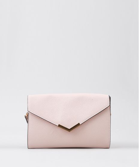 Bolsa-Feminina-Transversal-Com-Metal-Pequena-Rose-9470300-Rose_1