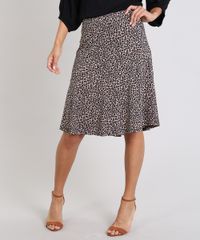 Saia-Feminina-Midi-Evase-Estampada-Animal-Print-Kaki-9533426-Kaki_1