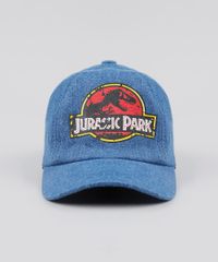 Bone-Infantil-Jurassic-Park-Azul-Medio-9537590-Azul_Medio_1