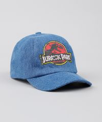 Bone-Infantil-Jurassic-Park-Azul-Medio-9537590-Azul_Medio_2