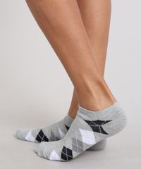 Kit-De-3-Meias-Femininas-Cano-Baixo-Xadrez-Argyle-Multicor-9542690-Multicor_3