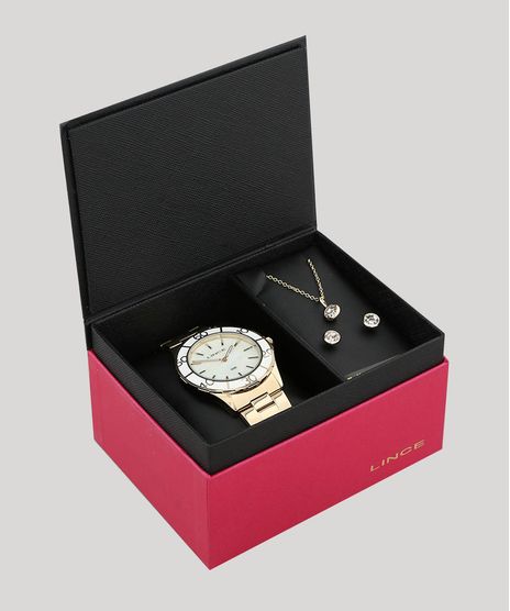 Kit-de-Relogio-Analogico-Lince-Feminino---Brinco---Colar---LRGJ067L-KU94B1KX-Dourado-9579730-Dourado_1