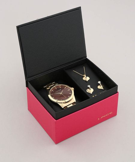 Kit-de-Relogio-Analogico-Lince-Feminino---Brinco---Colar---LRGJ097L-KW17N1KX-Dourado-9579739-Dourado_1