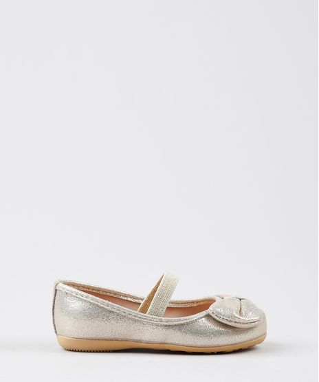 Sapatilha-Infantil-com-Laco-e-Brilho-Dourada-9583132-Dourado_1