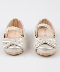 Sapatilha-Infantil-com-Laco-e-Brilho-Dourada-9583132-Dourado_4