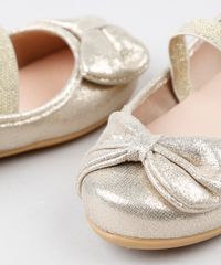 Sapatilha-Infantil-com-Laco-e-Brilho-Dourada-9583132-Dourado_5