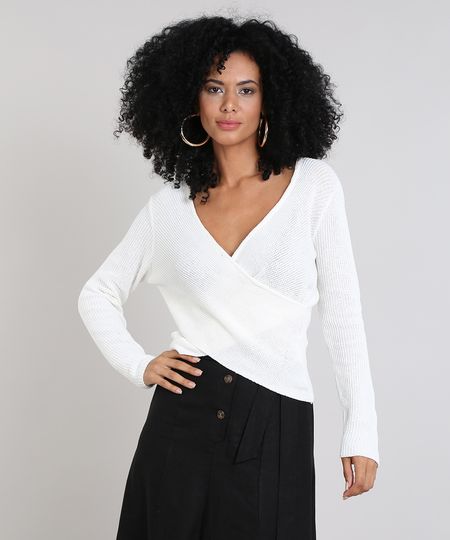 Blusa-Feminina-em-Trico-Cruzado-Manga-Longa-Off-White-9514442-Off_White_1