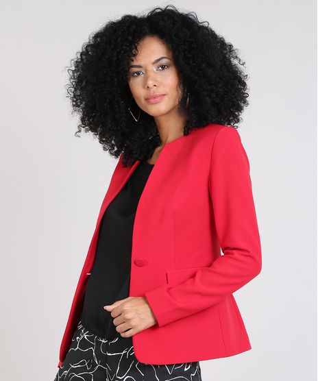 Blazer-Feminino-com-Bolsos-Vermelho-9440893-Vermelho_1