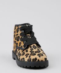 Bota-Coturno-Infantil-Molekinha-Estampada-Animal-Print-Cano-Alto-com-Pelo-Bege-9580073-Bege_2