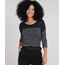 Blusa-Feminina-Listrada-em-Trico-Manga-7-8-Preta-9548894-Preto_1