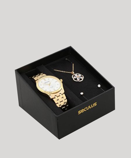 Kit-de-Relogio-Analogico-Seculus-Feminino---Brinco---Colar---77007LPSVDA1K-Dourado-9399562-Dourado_1 Kit-de-Relogio-Analogico-Seculus-Feminino---Brinco---Colar---77007LPSVDA1K-Dourado-9399562-Dourado_1