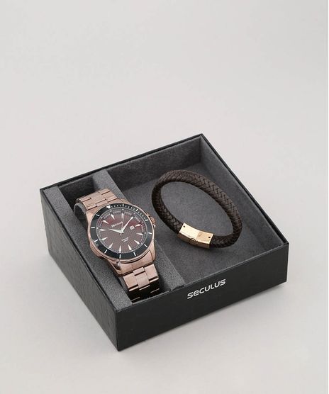 Kit-de-Relogio-Analogico-Seculus-Masculino---Pulseira---28993GPSVMA2K-Marrom-9579397-Marrom_1