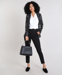 Blazer-Feminino-Estampado-Abstrato-com-Amarracao-Preto-9450834-Preto_3
