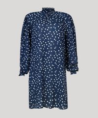 Vestido-Feminino-Mindset-Estampado-Poa-Manga-Ampla-Gola-Alta-Azul-Marinho-9606525-Azul_Marinho_5