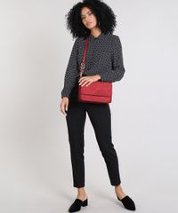 Camisa-Feminina-Estampada-Abstrata-com-Bolsos-Manga-Longa-Preta-9420406-Preto_3