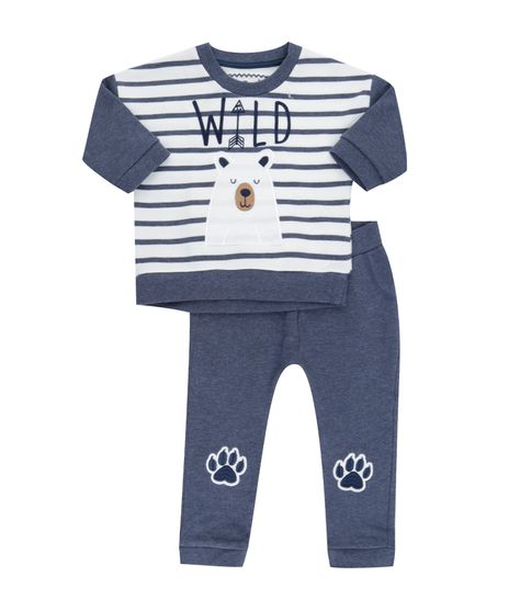Conjunto-de-Camiseta-Listrada-Off-White---Calca-em-Moletom-Azul-Marinho-8341600-Azul_Marinho_1
