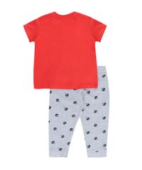 Conjunto-de-Camiseta-Vermelha---Calca-Estampada--em-Algodao---Sustentavel-Cinza-Mescla-8345589-Cinza_Mescla_2