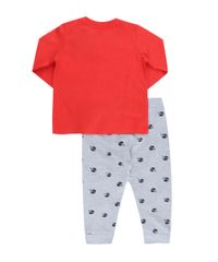 Conjunto-de-Camiseta-Vermelha---Calca-Estampada--em-Algodao---Sustentavel-Cinza-Mescla-8343989-Cinza_Mescla_2