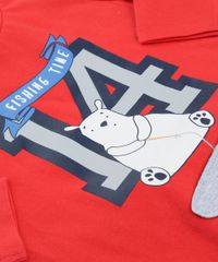 Conjunto-de-Camiseta-Vermelha---Calca-Estampada--em-Algodao---Sustentavel-Cinza-Mescla-8343989-Cinza_Mescla_3