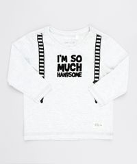 Camiseta-Infantil--I-m-So-Much-Handsome--Manga-Longa-Gola-Redondo-Cinza-Mescla-9530784-Cinza_Mescla_1